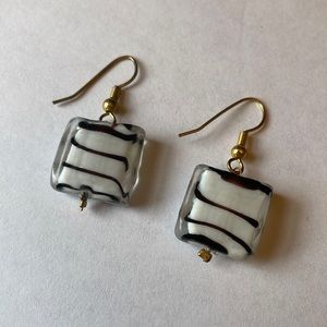 Handmade Glass Bead Earrings